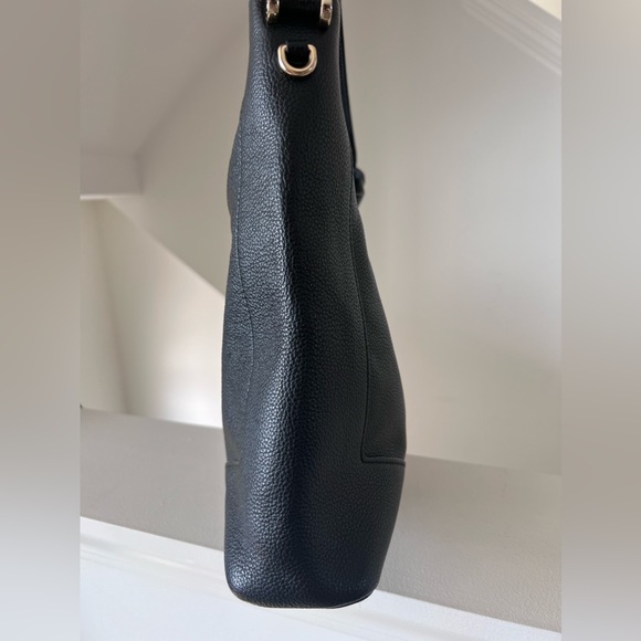 FURLA EUC Black Pebble Leather Bag - Picture 6 of 11